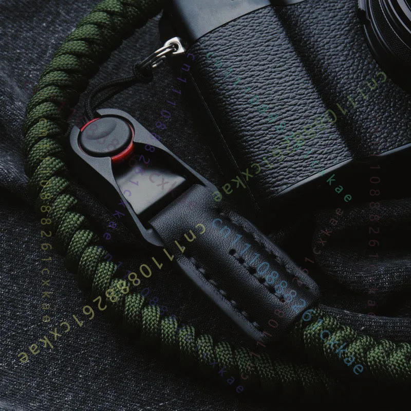 Retro Braided Rope Camera Neck Strap Quick Release Buckle Camera Accessory For Fujifilm For Sony For Ricoh GR3 Canon
