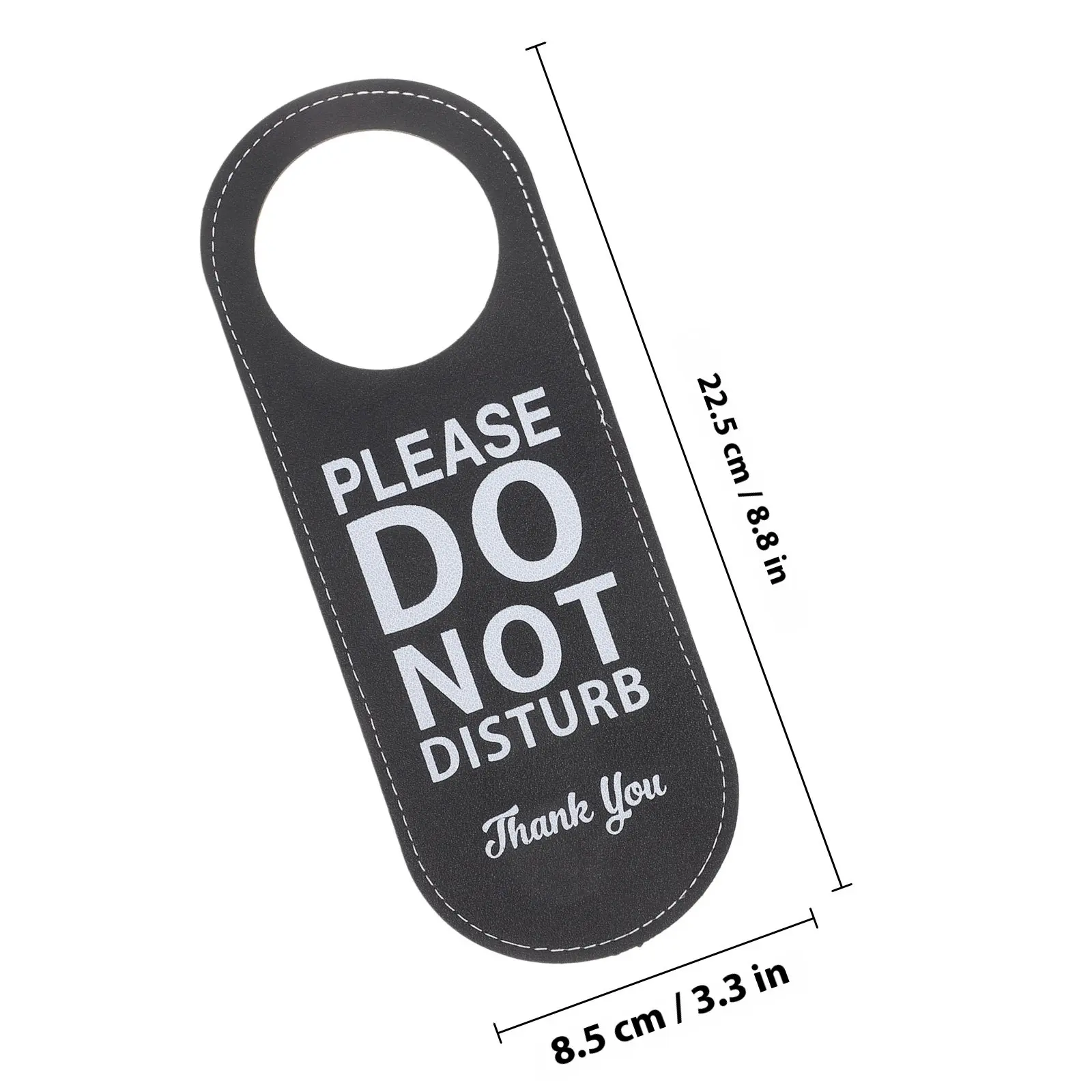 2pcs PU Do Not Disturb & Please Knock Door Signs – Hotel Office Conference Room Privacy Signs, Easy Install