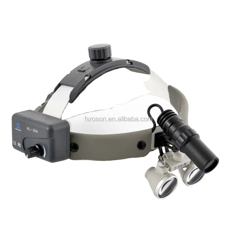 model HL001 Economical LED head lamp with 2.5X magnifier for ENT and  or Hospital operation room, 1W 40000Lux