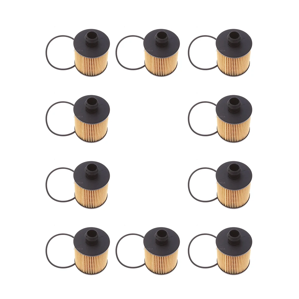 

10pcs Oil Filter for JEEP CHEROKEE COMPASS 2.0 CRD RENEGADE (BU B1 BV) FIAT 500 BRAVO DOBLO FREEMONT TIPO 55223416 95511489