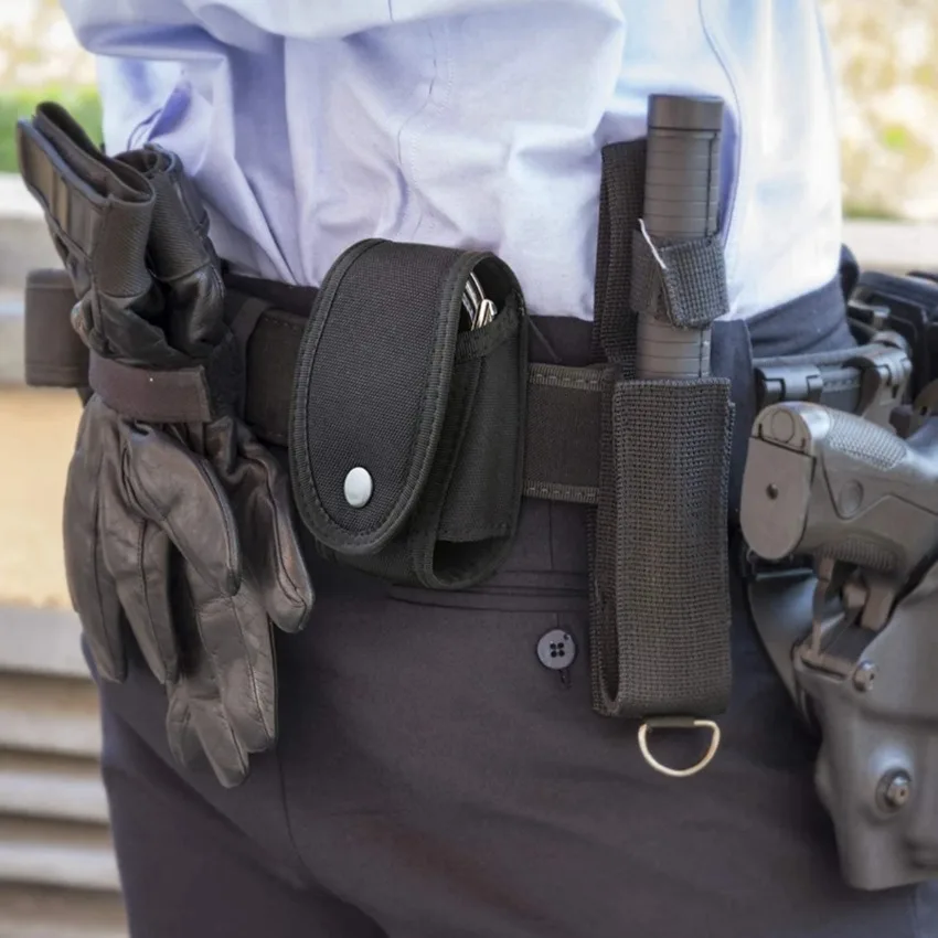 Tactical Flap Handcuff Holster Case Quickly Molle Open Top Tactical Handcuff Pouch for Hinged & Chain Molle Single Pouch Bag