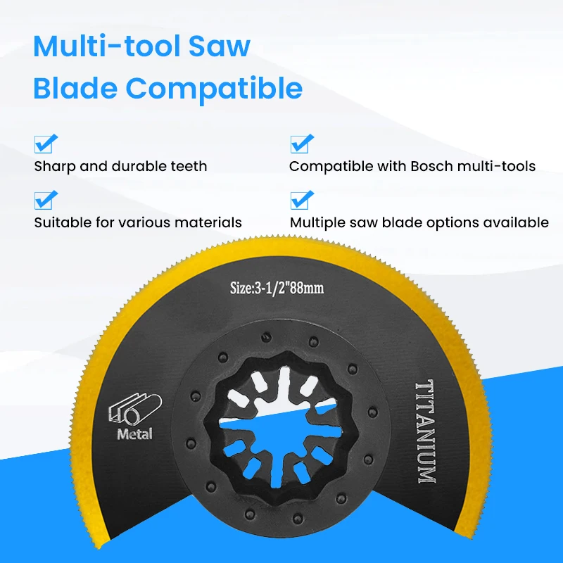 Multitool zaagblad compatibel met Bosch multitool GOP185Li/30-28/12V-28