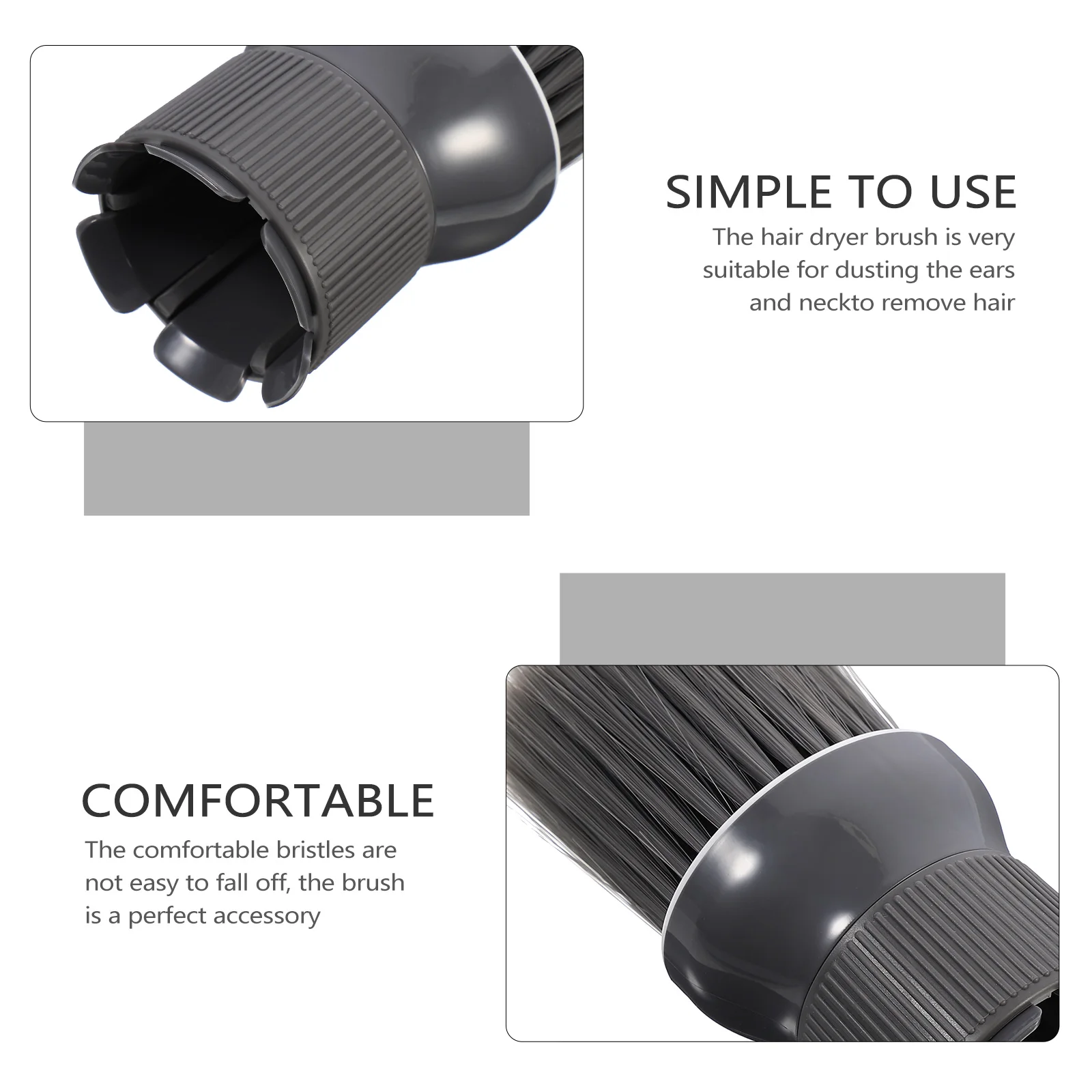 

Professional Barber Neck Duster Brush Hair Clipping Cleaning Sweeping Brush Durable Comfortable Grip for Salon and Home Use Fast