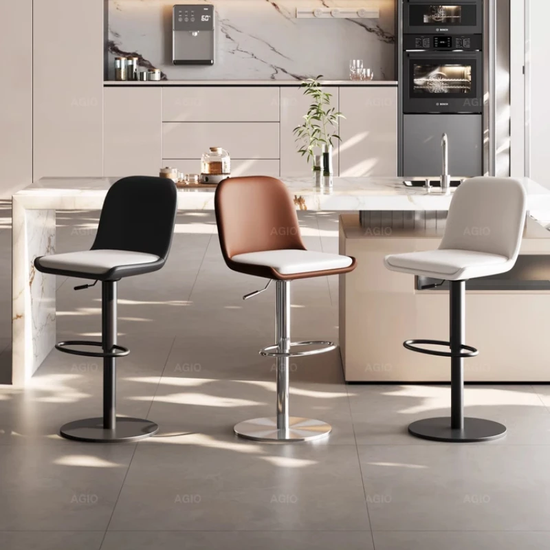 Kursi Bar Tukang Cukur Pesta Kursi Bar Kokoh Amerika Kupu-kupu Nordic Furnitur Rumah Perjamuan Logam Dewasa Tunggal Kreatif Mewah