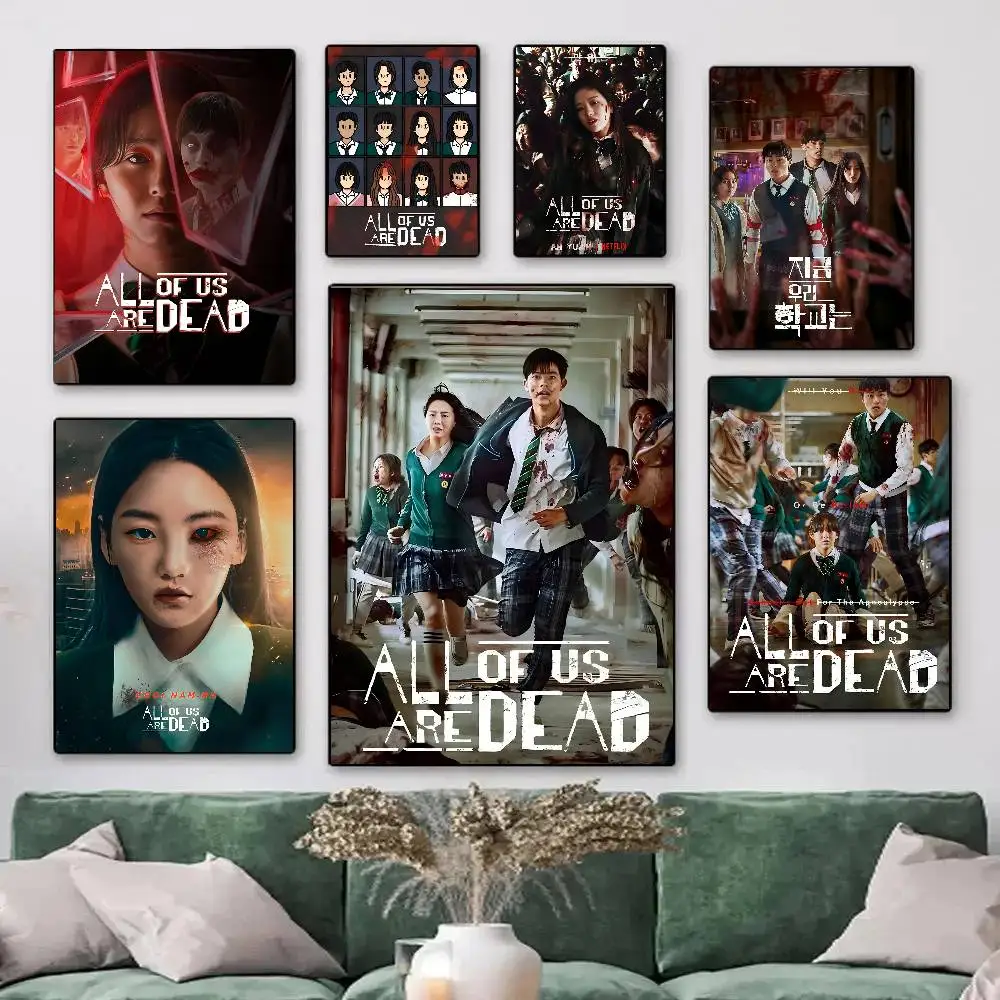 TV All Of Us Are Dead Posters HD Print Vintage Wall Art Decor for Home Study Room