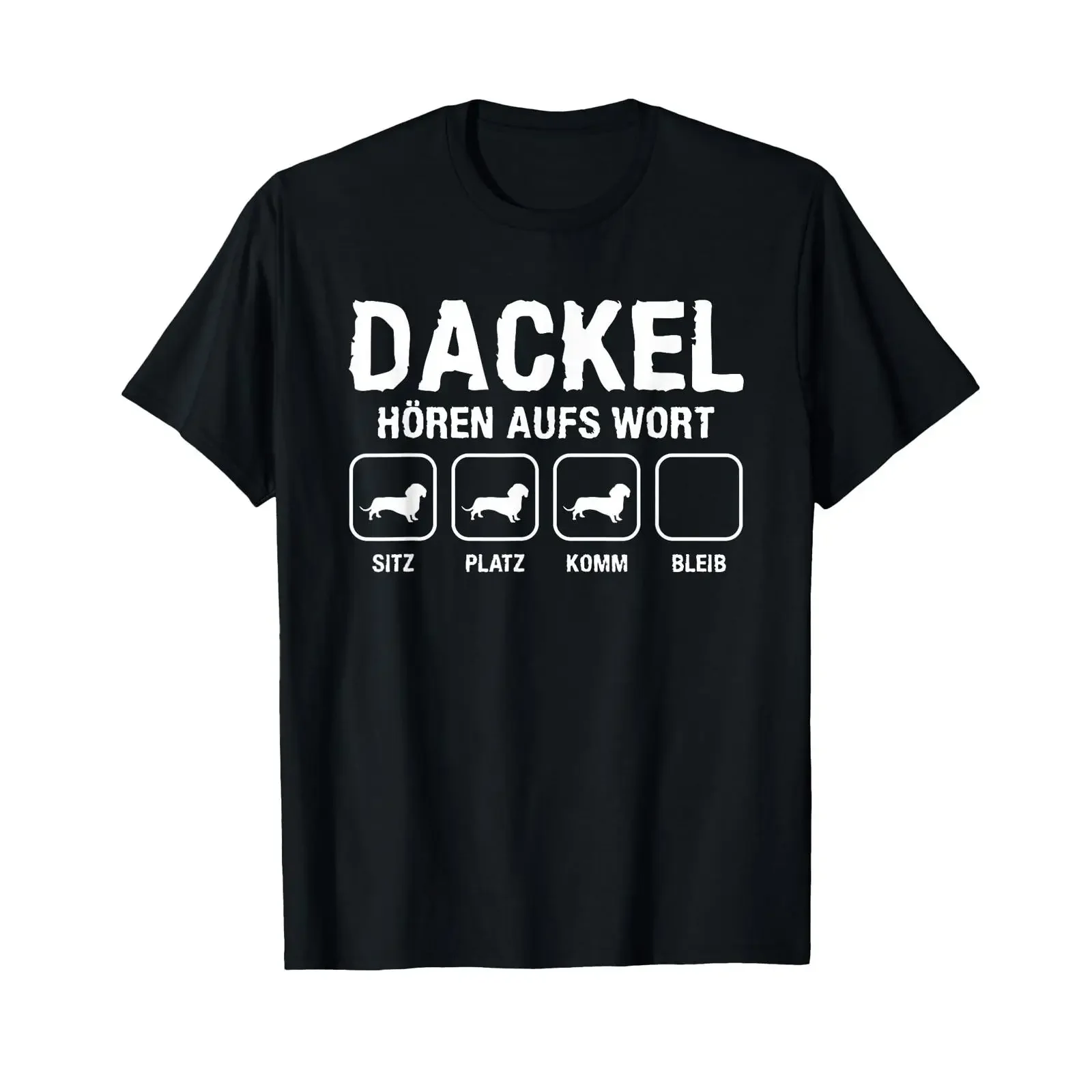 Dachshund Hören Aufs Wort für eine Dog Lovers T Shirt black s vintage Washed Slightly graphic designer clothes streetwear