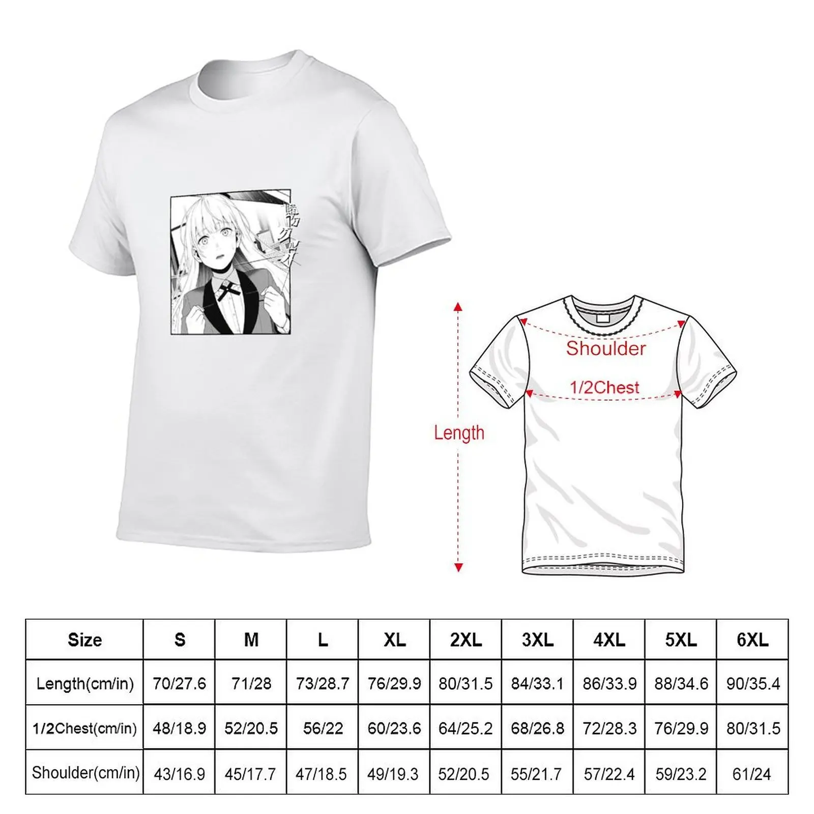 Kakegurui - Riraka Momobami T-Shirt cotton t shirts man 100% man t shirts for men T-Shirt