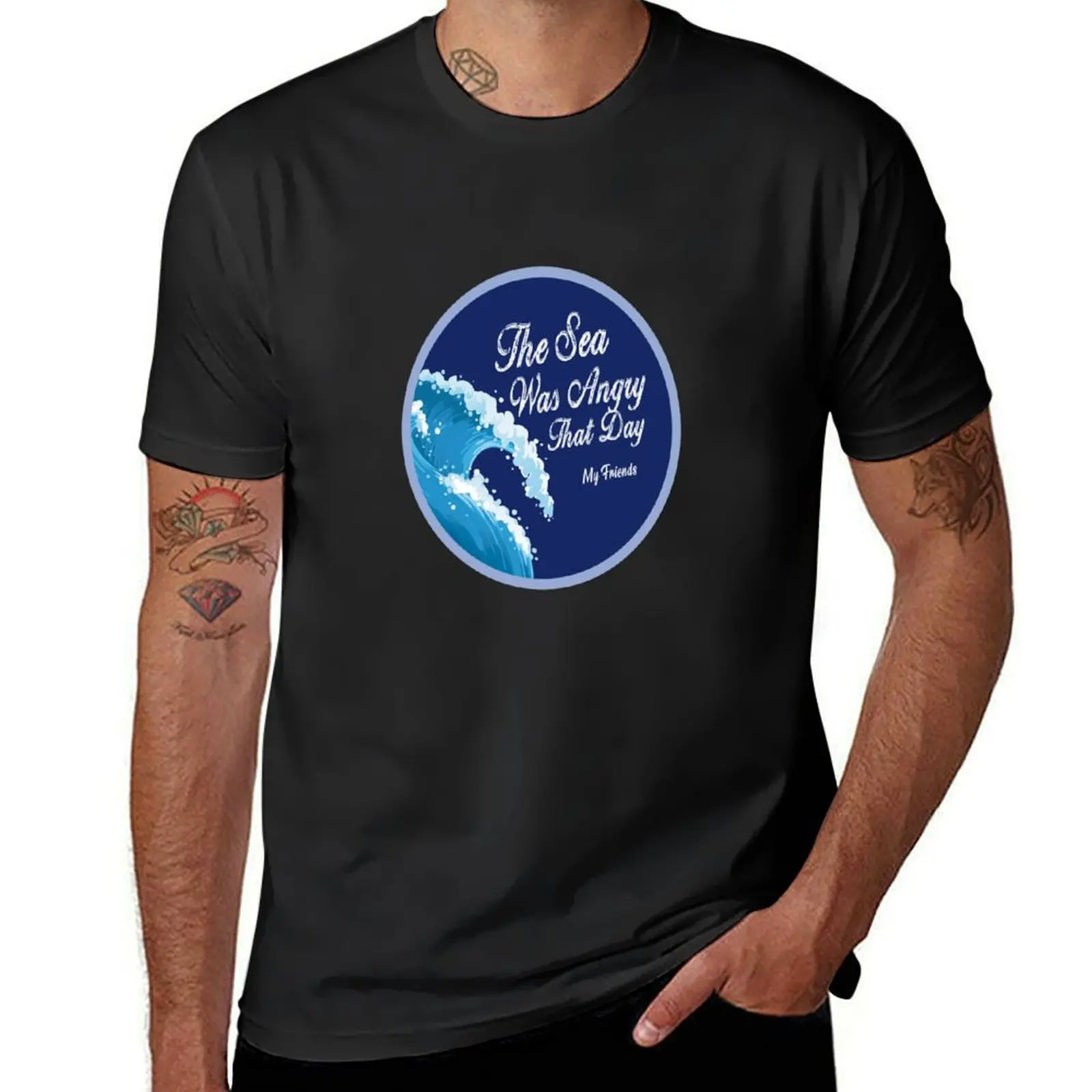 

The Sea Was Angry That Day My Friends George Costanza T-Shirt boys animal print blanks mens vintage t shirts