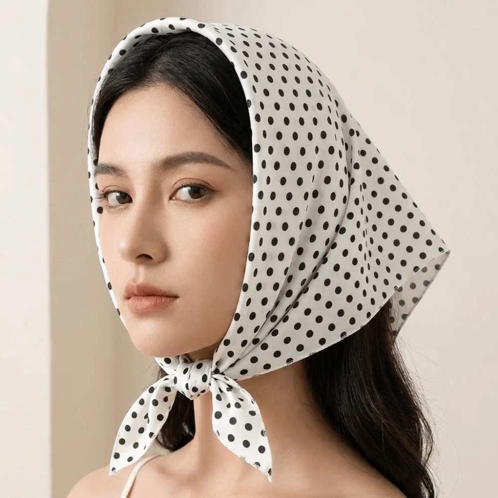 Syal Segitiga Polkadot Warna S - Bandana Cotton ulasan dan harga