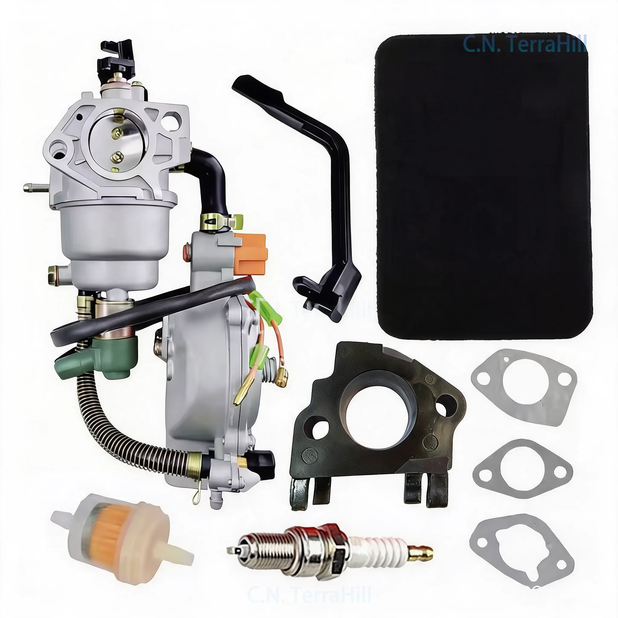 Carburetor Compatible with LPG 188F 190F GX390 GX420 Engines, 5KW 6.5KW 7KW 8KW Generator Parts