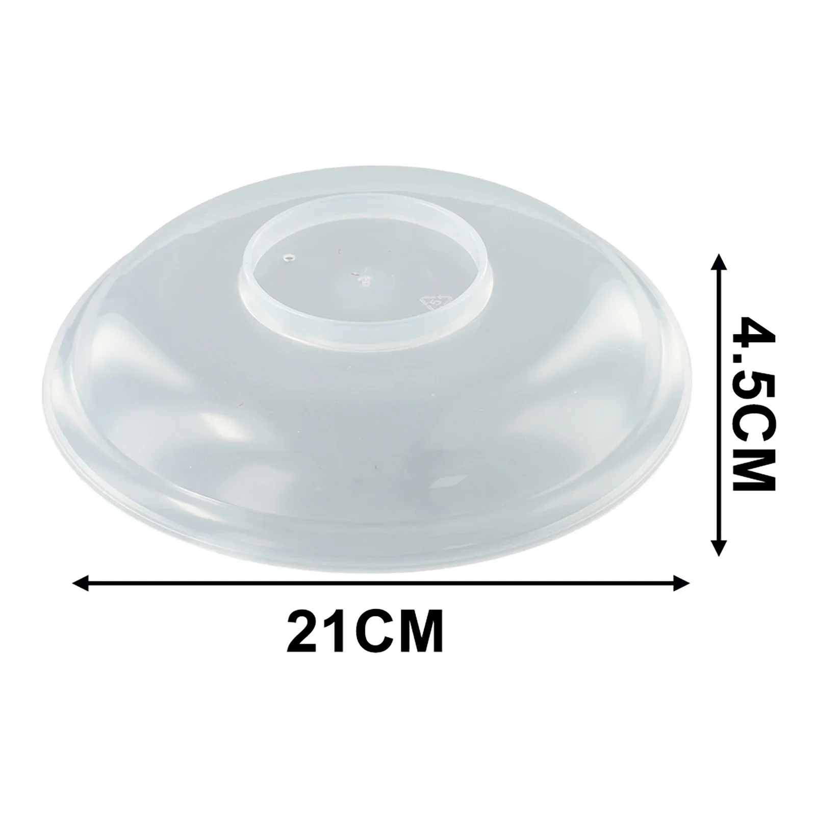 Kitchen Lid Storage Cover Multipurpose Use Food Plate Cover with Breather Hole Design Transparent Fresh Cover for Microwave