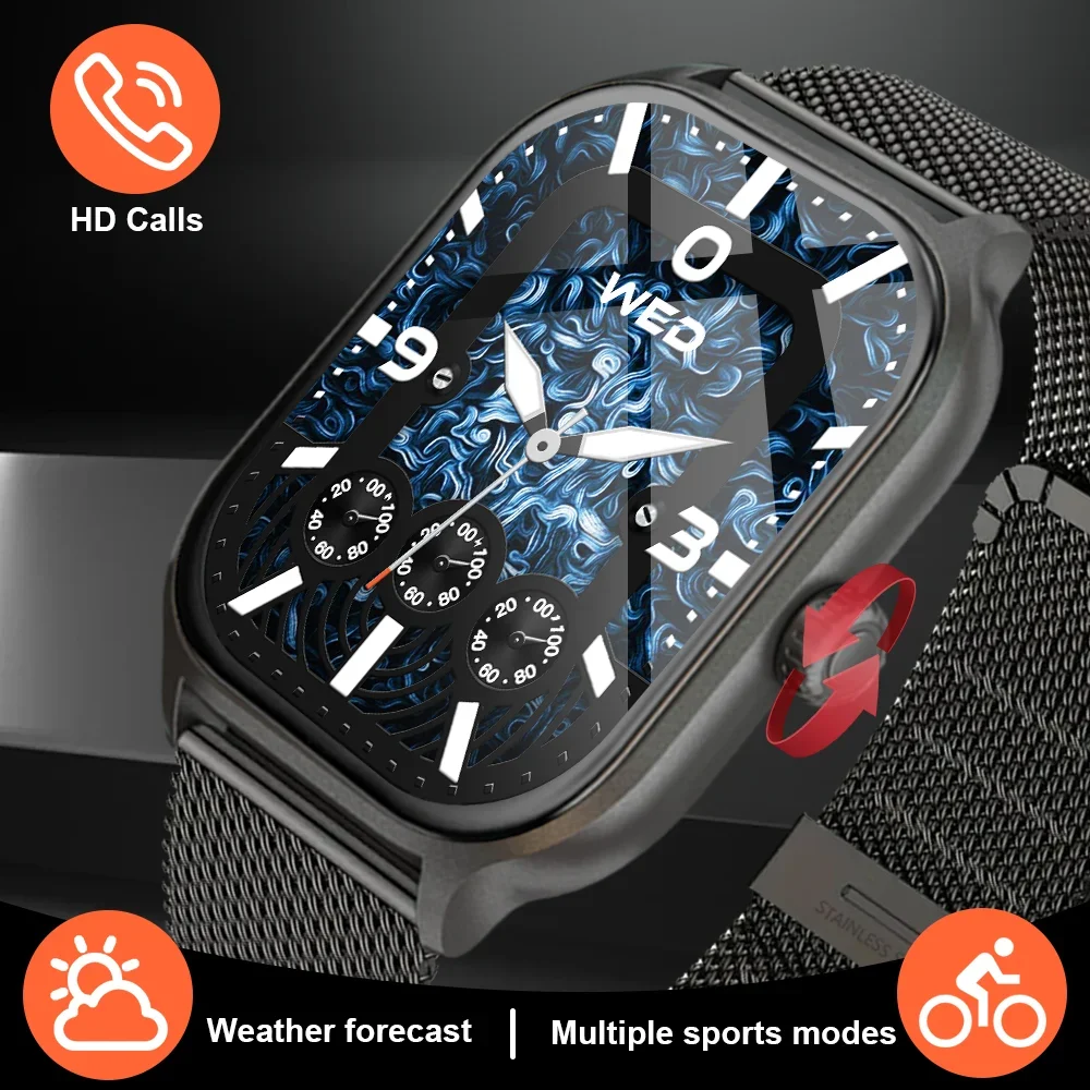 

Смарт-часы X8 водонепроницаемые с поддержкой Bluetooth, голосовых вызовов и мониторинга состояния здоровья