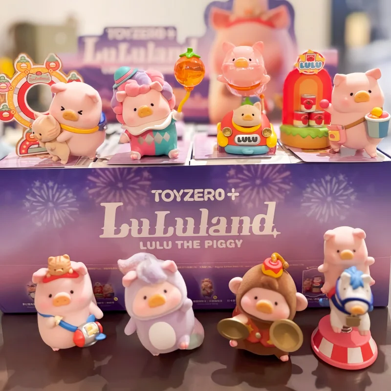 

Lulu the Piggy Anime Figure Doll Blind Box Trendy Cute Car Decoration Mystery Toy Gift from Lululand Series Collectible