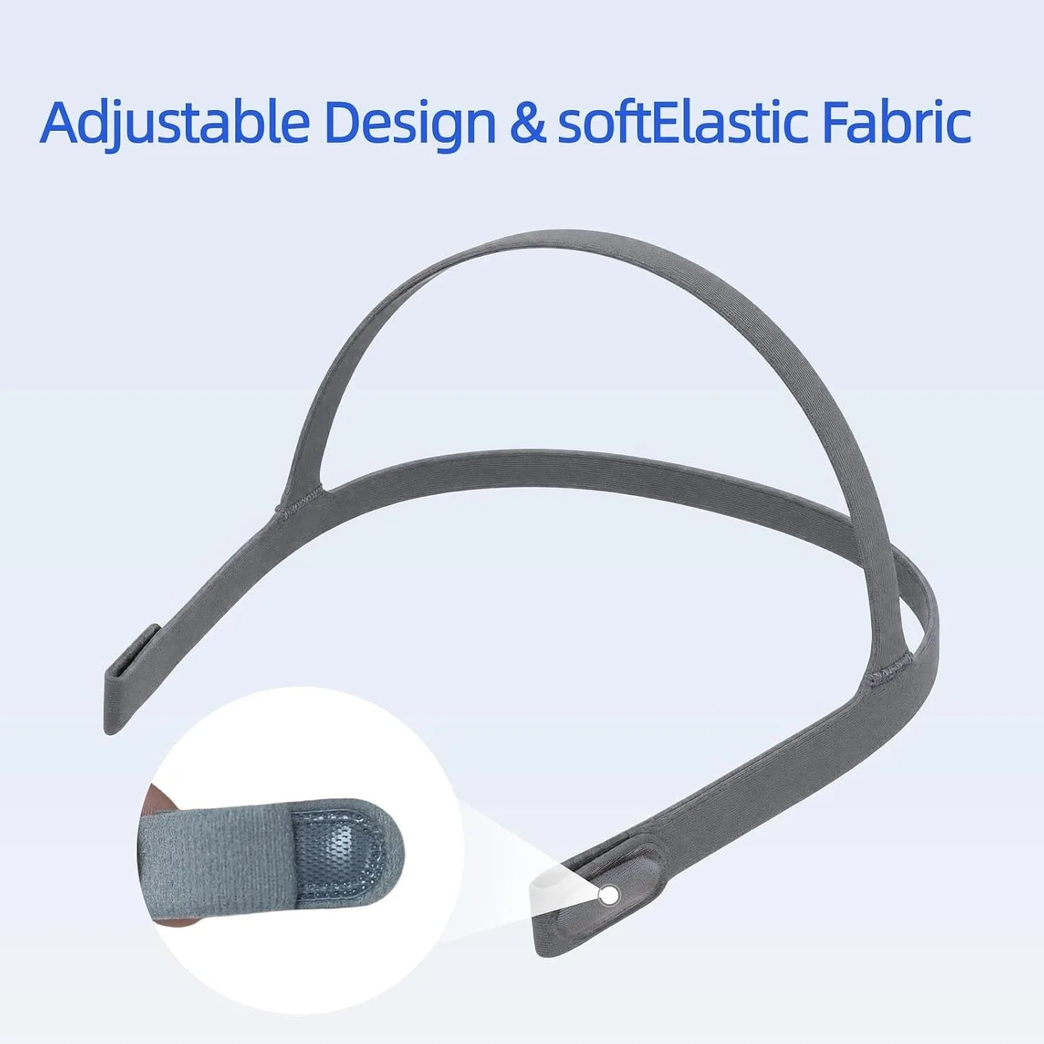 1 set CPAP Universal Nasal Pillow Replacement Kit, CPAP Mask Accessory with S/M/L Cushions Headgear Tube Frame, Comfort Seal - view 6