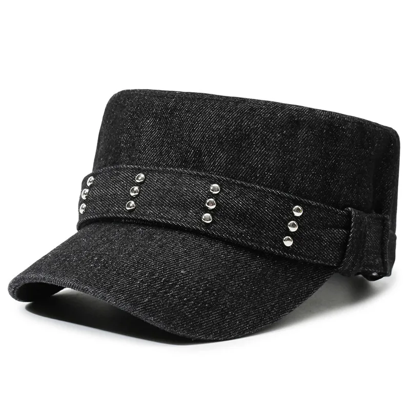 

New Spring Summer Washable Cotton Military Hats Flat Caps For Men Camping Fishing Cap Men's Cap 모자 кепка casquette gorras hombre