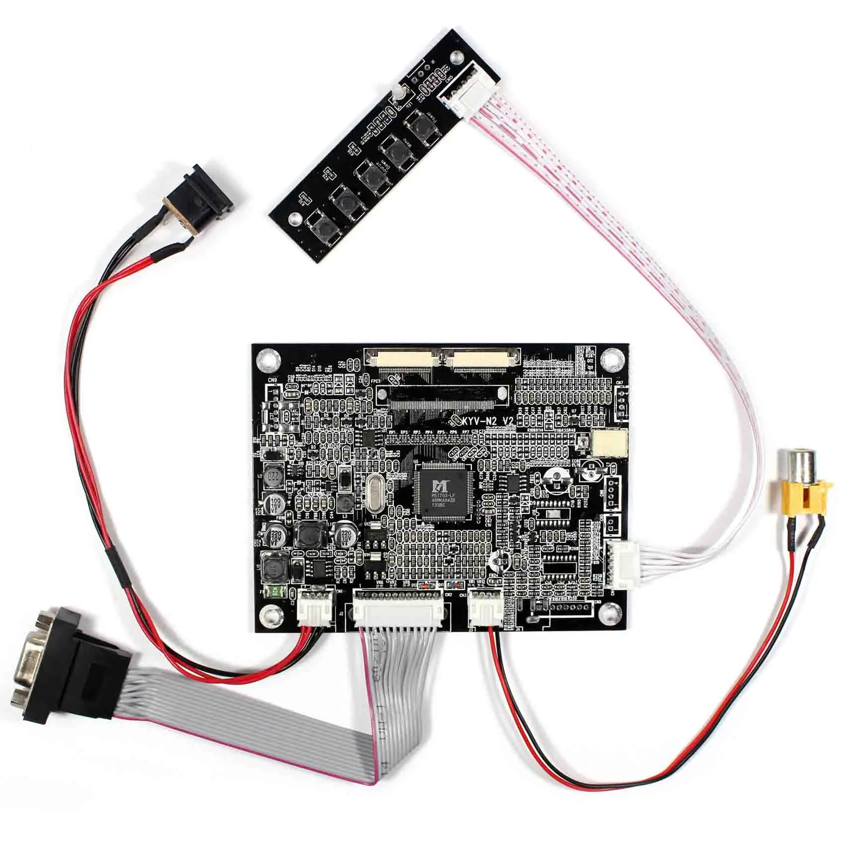

VGA AV LCD Monitor Controller Board for 8" AT080TN03 V1 60Pin TTL LCD Screen