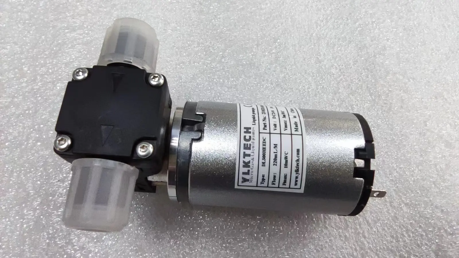 Electric DL300HDC Liquid Pump with Diaphragm Structure OEM Application Low Pressure Vacuum