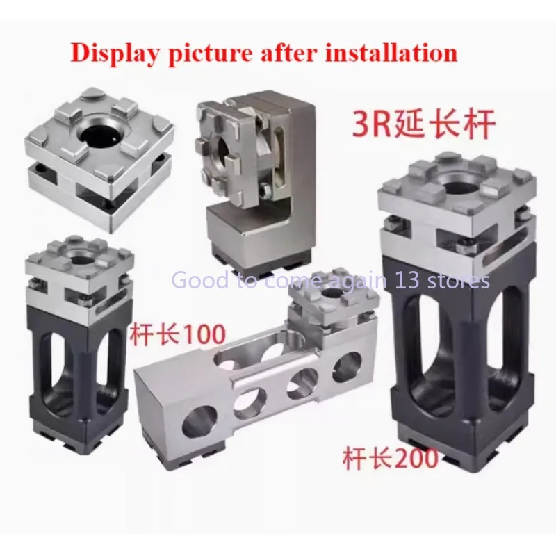 1pc Precision CNC Carving Small Copper Male Manual Chuck D56-60mm Square Electrode Holder for EDM Spark Machines ER/3R Interface