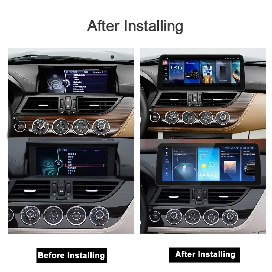 QLED Android 13 Car Radio 8+256GB For BMW Z4 E85 2009-2018 8+256Gb Carplay GPS Navigation 4G LTE Bluetooth Multimedia Player