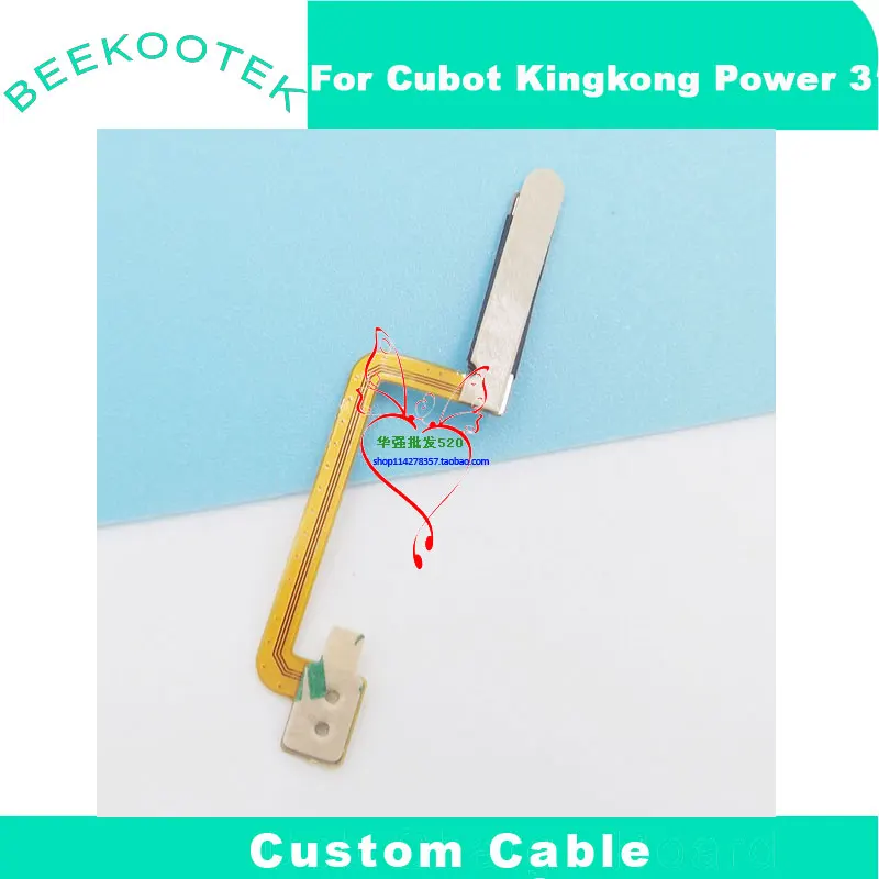 جديد الأصلي Cubot KingKong Power 3 حجم زر كابل مخصص مفتاح كابل التحكم فليكس الشركة العامة للفوسفات ل CUBOT King kong Power3 هاتف ذكي