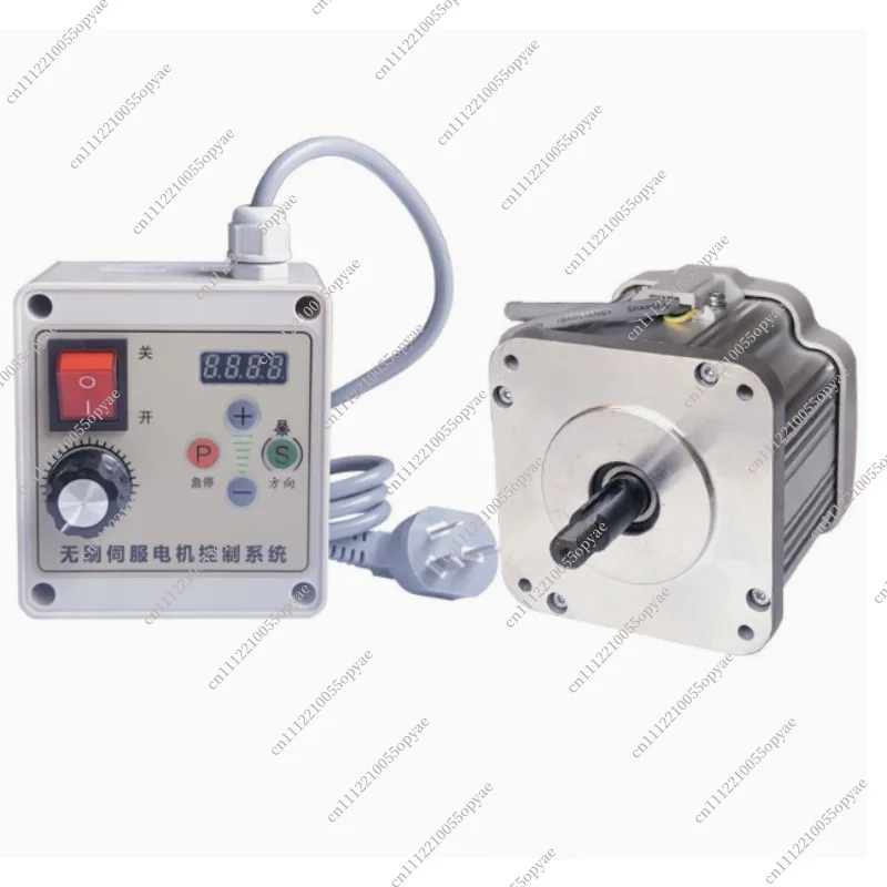 220V Brushless Servo Motor Variable Speed Controller for Belt Sander Wood Lathe Drill Tapping Machine Woodworking Equipment