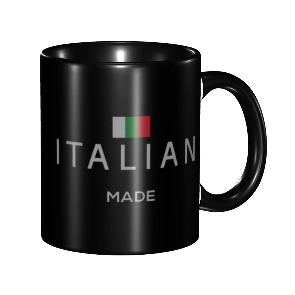 Custom Italian Made Italy Flag Mugs DIY Ceramic Tea Milk Coffee Cup