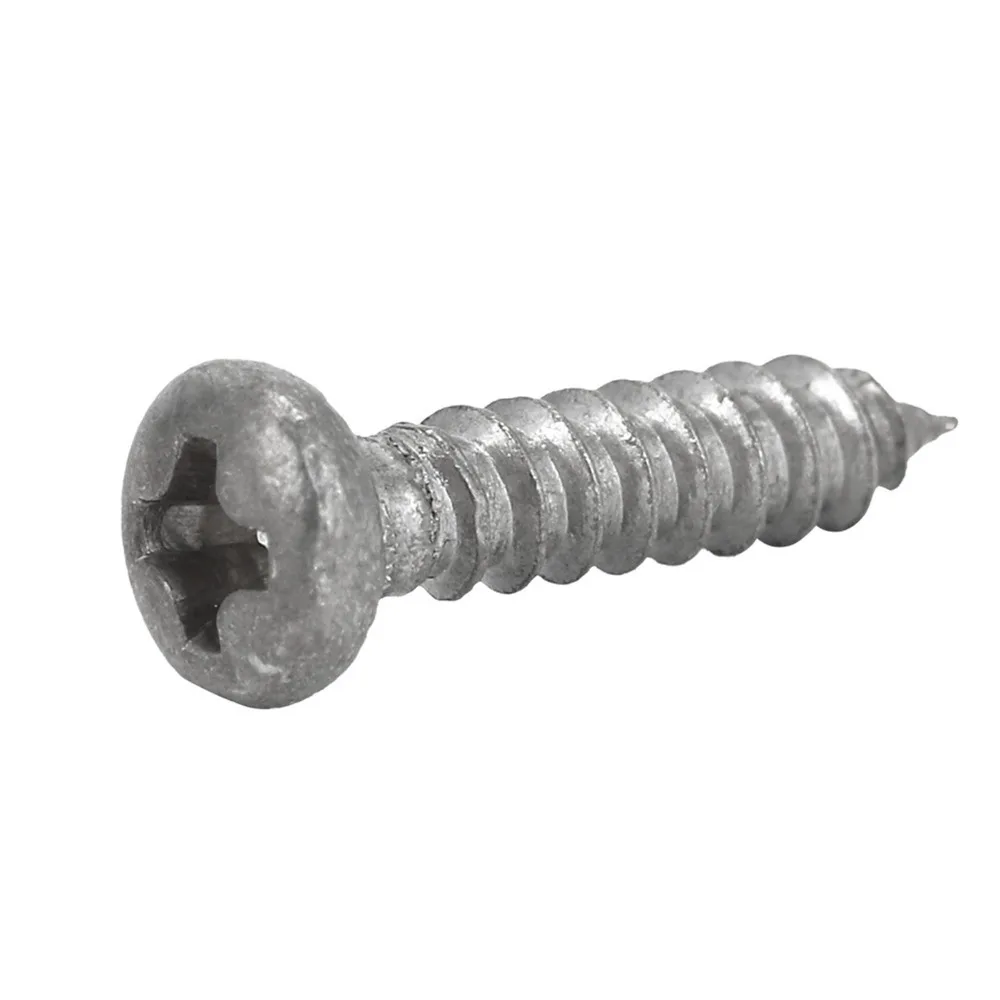 50pcs Tuning Pegs Mounting Screws​ 2.2*11mm Silver/Black ​Tuning Pegs Screws​ Metal Guitar accessories