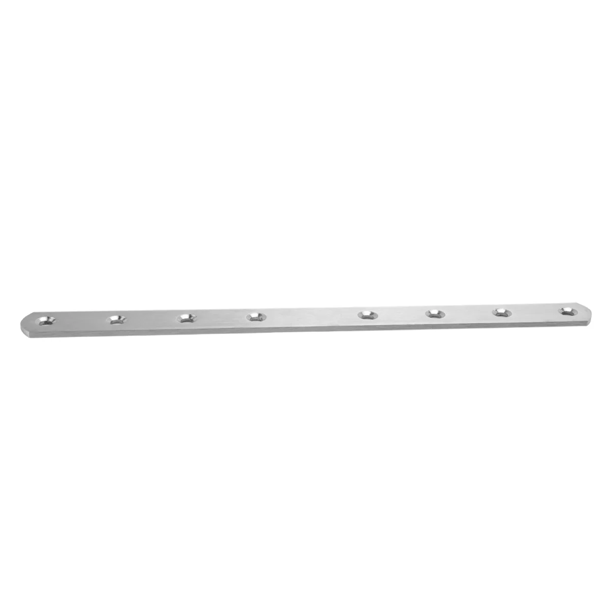 Logam 8 lubang desain lurus datar, braket sudut penyangga sudut 250mm