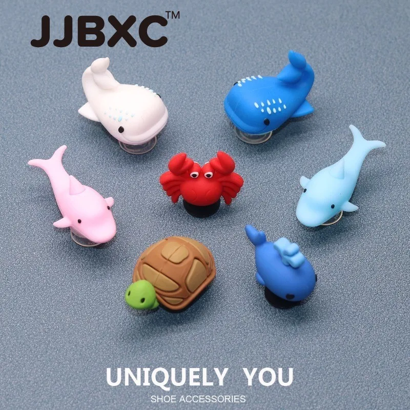 JJBXC CHARM Shoe Buckle cross Shoe Accessories Three-Dimensional Marine Life DIY Fashion Shoes Accessories