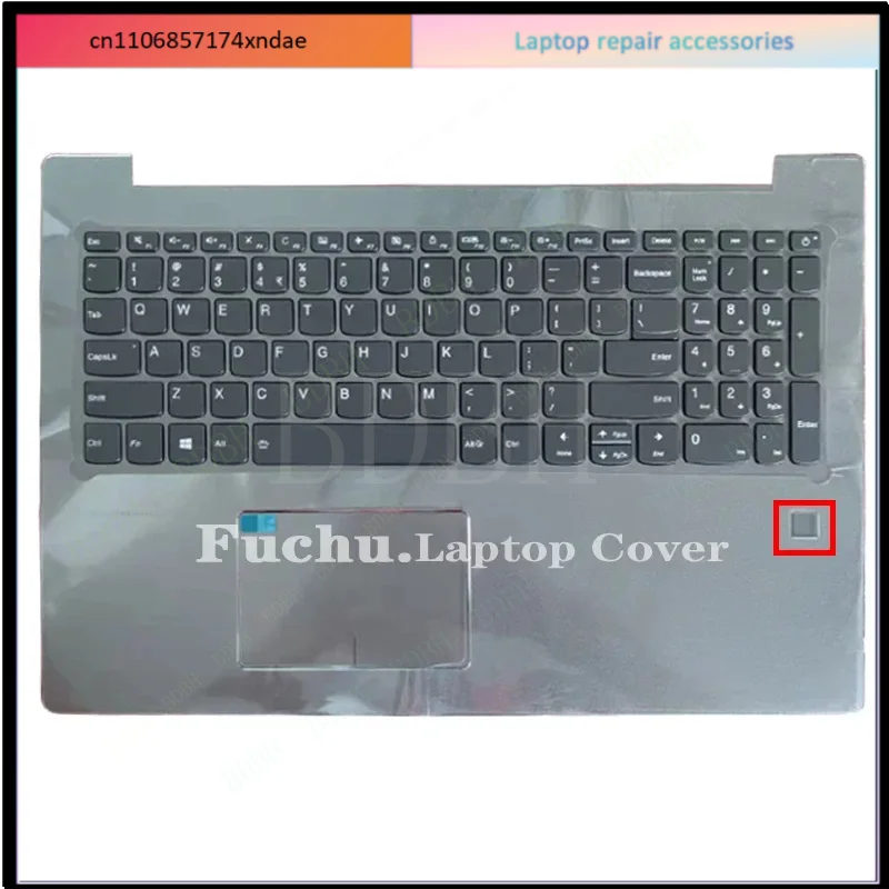 F F For Ideapad 520-15 520-15IKB Laptop LCD Back Cover Palmrest Upper Case Keyboard With fingerprint hole 520-15