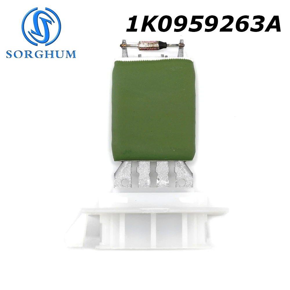 1K0959263A For VW Golf Jetta Polo Touran Caddy Beetle Audi A3 Seat Leon Skoda Yeti Octavia Superb Heater Blower Motor Resistor