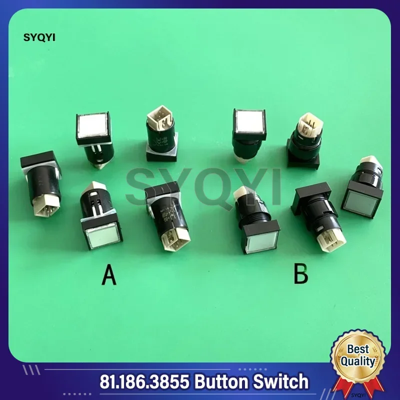 Heidelberg CPC Control Console Push Button Switch By RAFI  81.186.3855