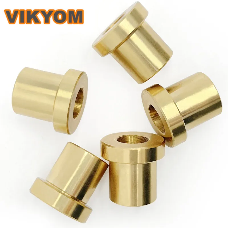 

2 Pieces Optical Precision Parts M10X0.25 Fine Tooth Nut Threaded Bushings High Stability Performance Support Customization