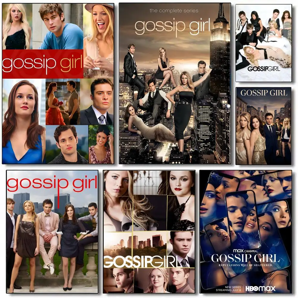 G-Gossip G-Girl Poster Wall Art Print Art Suitable For Living Room Bedroom Bar Parlor Home Decoration Gift