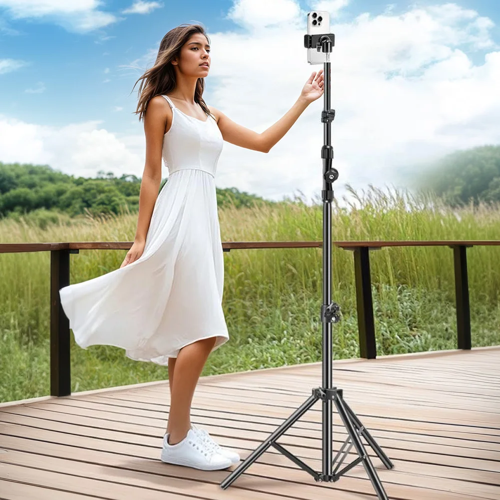 

Horizontal Overhead Tripod Adjustable Horizontal Stand for Filming Video Recording Live Stream