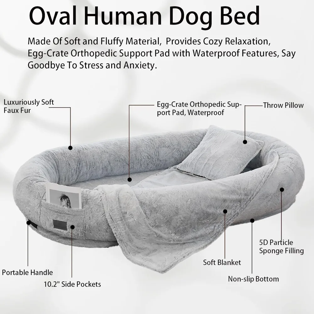 Human Dog Bed (72.8