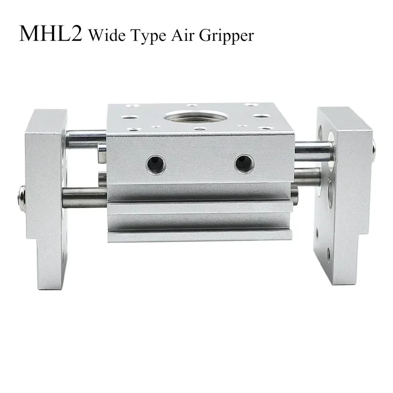 MHL2 Double Acting Parallel Air Gripper Cylinder, T-Type Pneumatic Finger Gripper Replacement 10D/16D/20D/25D/32D/40D/10D1/16D1