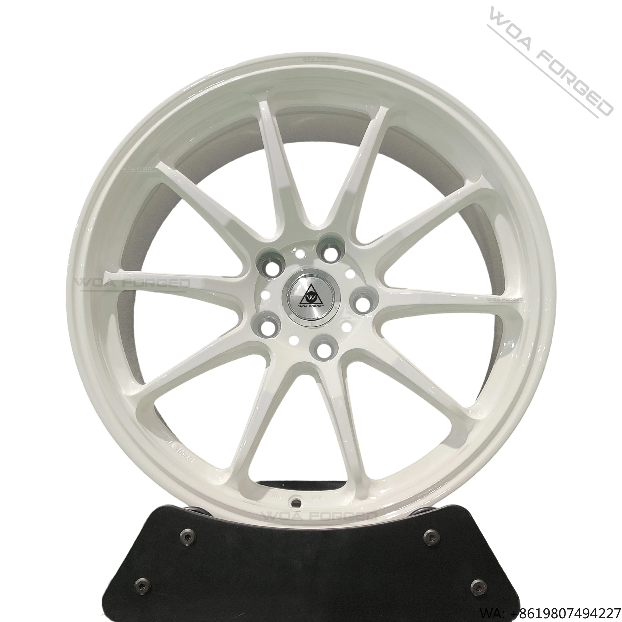 

Custom Glossy White 10-Spoke Forged Wheels 18 19 20 Inch 5x120 5x113 5x112 Deep Concave Alloy Rims for G80 M3 M340i A4 A5 A6