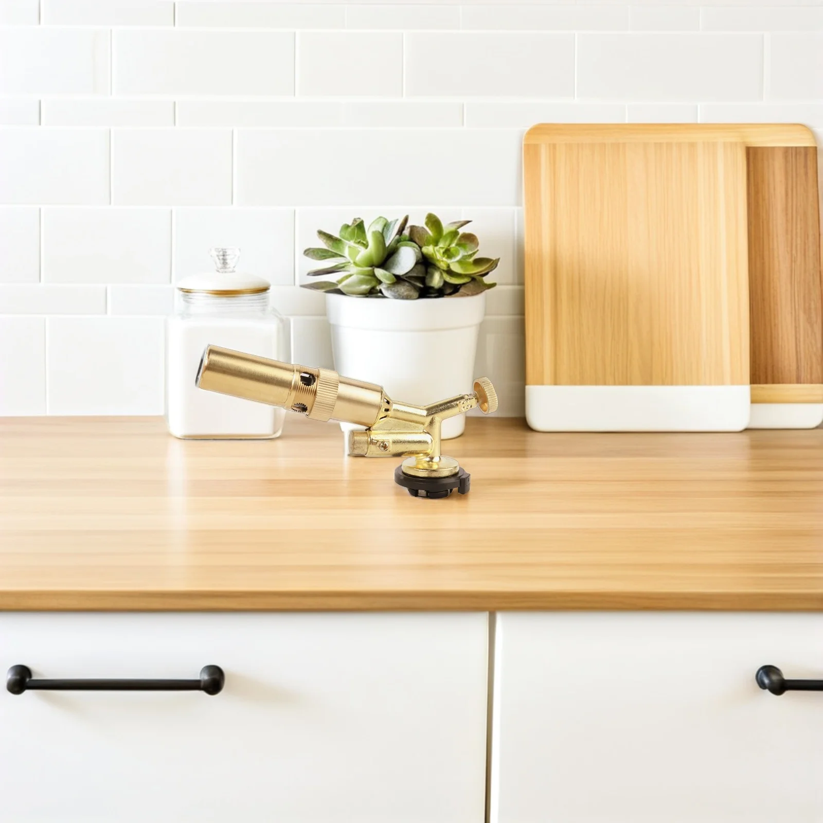 

2Pcs Ergonomic Adjustable Gas Torch Head for Cooking Grilling Welding and Outdoor Camping Fire Lighting Torch Lighter Outdoor