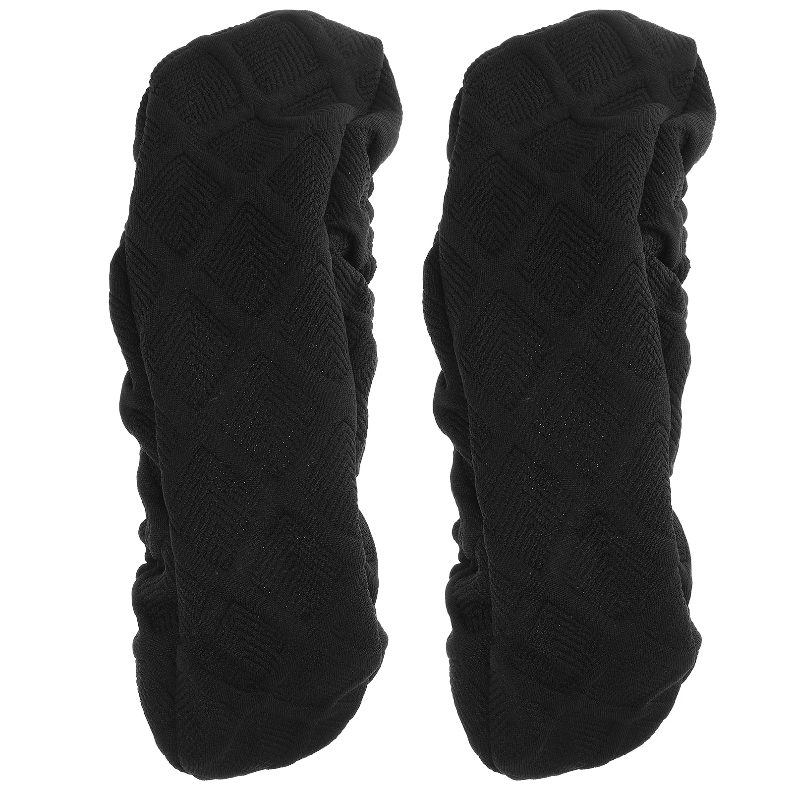 

2 Pieces Armrest Covers Black Jacquard Fabric Gaming Office Chair Arm Rest Covering Arms Pads Protective Elastic Sleeves