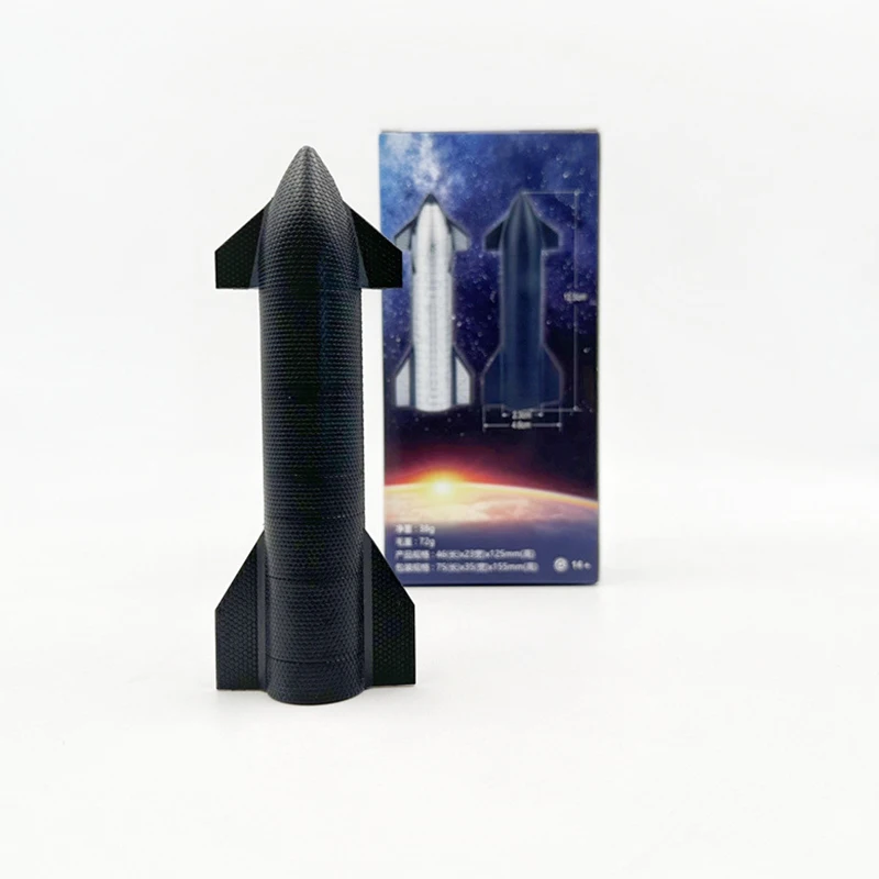 12.5 سنتيمتر 1/400 مقياس SpaceX التنين سفينة الفضاء المركبة الفضائية صاروخ دييكاست لعبة مجسمة معدنية لجمع #2