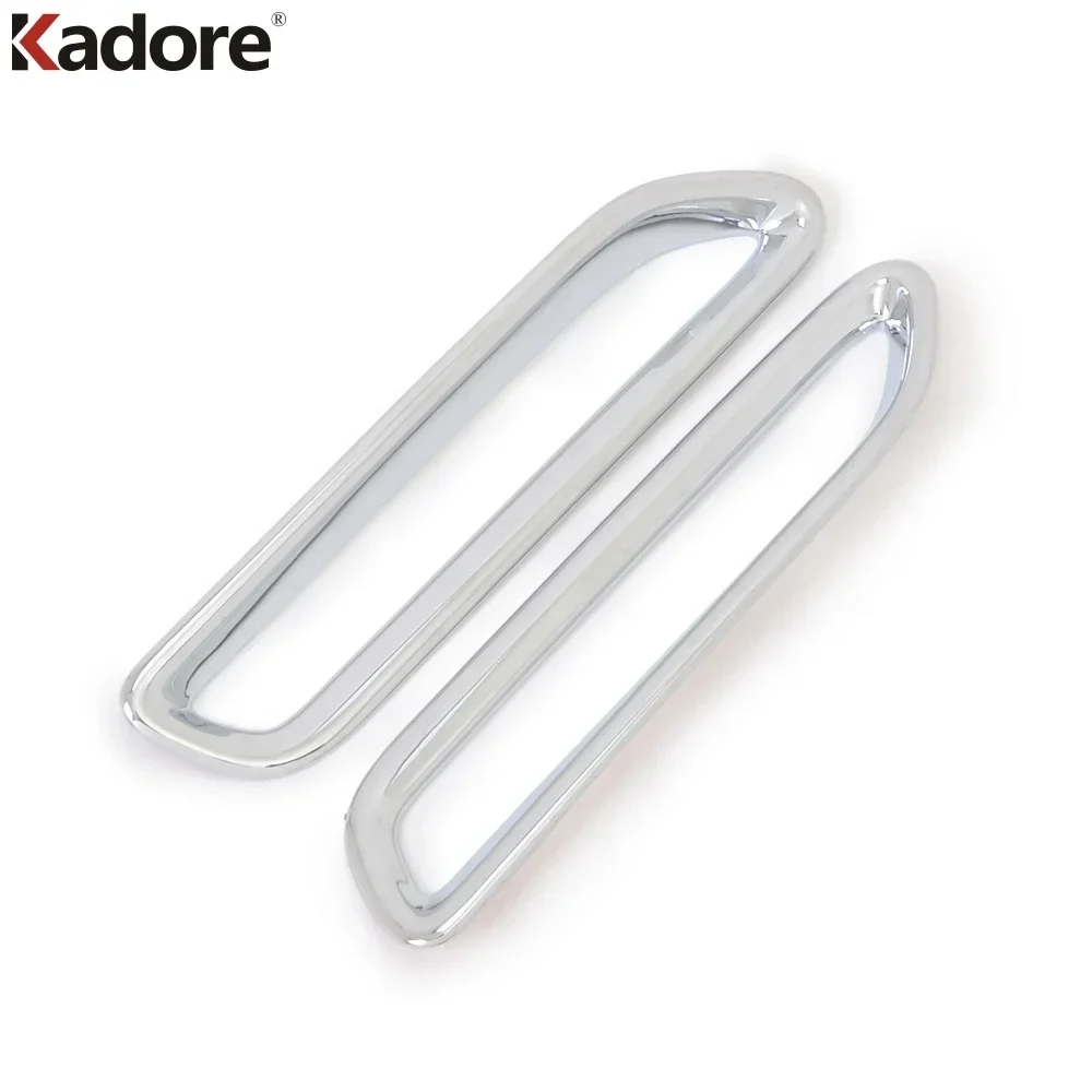 سيارة الخلفي الضباب الخفيف غطاء المصباح الكسوة لتويوتا سيينا 2010-2013 2014 2015 2016 2017 كروم الذيل فوجليت الحافة الزخارف اكسسوارات