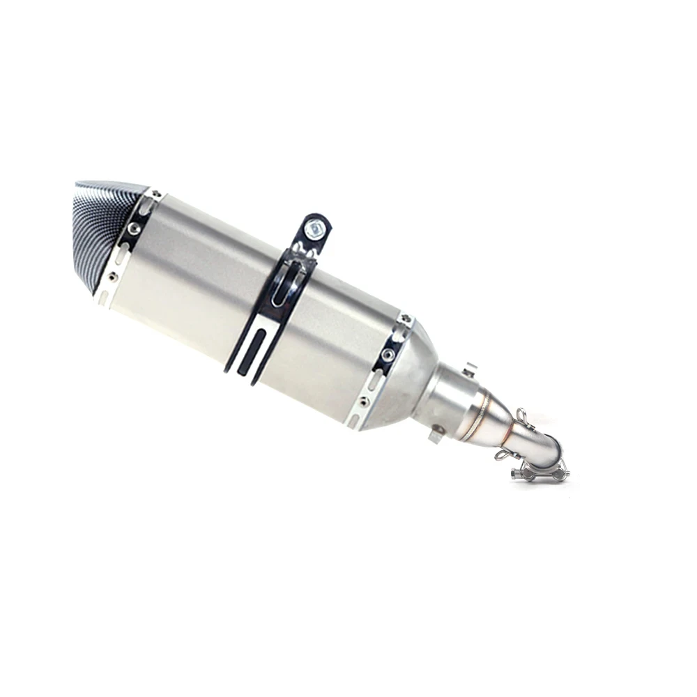TNT135 FULL SYSTEM EXHAUST FOR BENELLI TNT 125 135 MOTOCYCLE EXHAUST MUFFLER FRONT PIPE TUBE TNT135 MOTORCYCLE EXHAUST