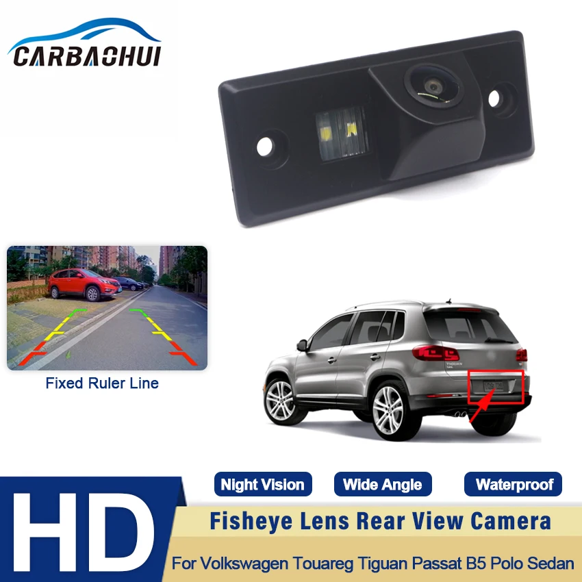 CCD Night Vision Car Rear View Backup Reversing Camera For VW Parking system For  Volkswagen Touareg Tiguan Passat B5 Polo Sedan