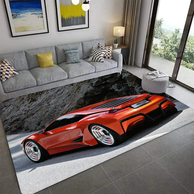 C-Concept Cars Printed Carpet Fashion Yoga Mat Non-Slip Carpet Bedroom Decoration Outdoor Carpet Bedroom Birthday Gift