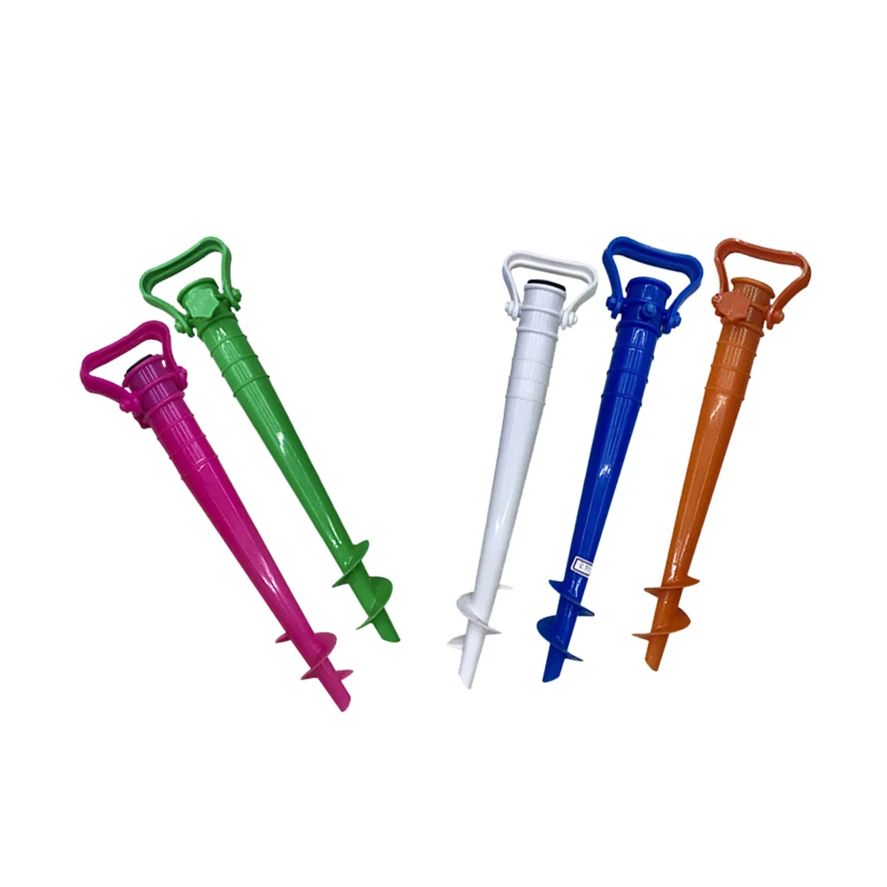 

Outdoor Umbrella Anchor Travel Beach Sun Protection Portable Plastic Spike Stand