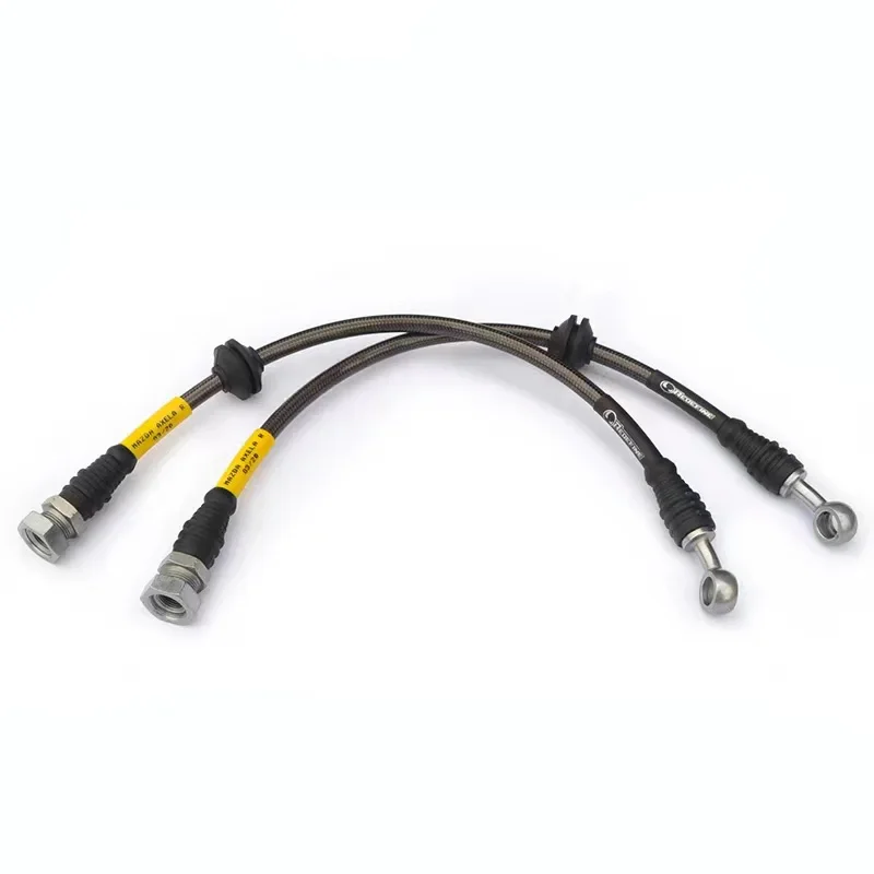 Cross Country Vehicle Automotive Stainless Steel Braided Brake Line Hose Oil Pipe