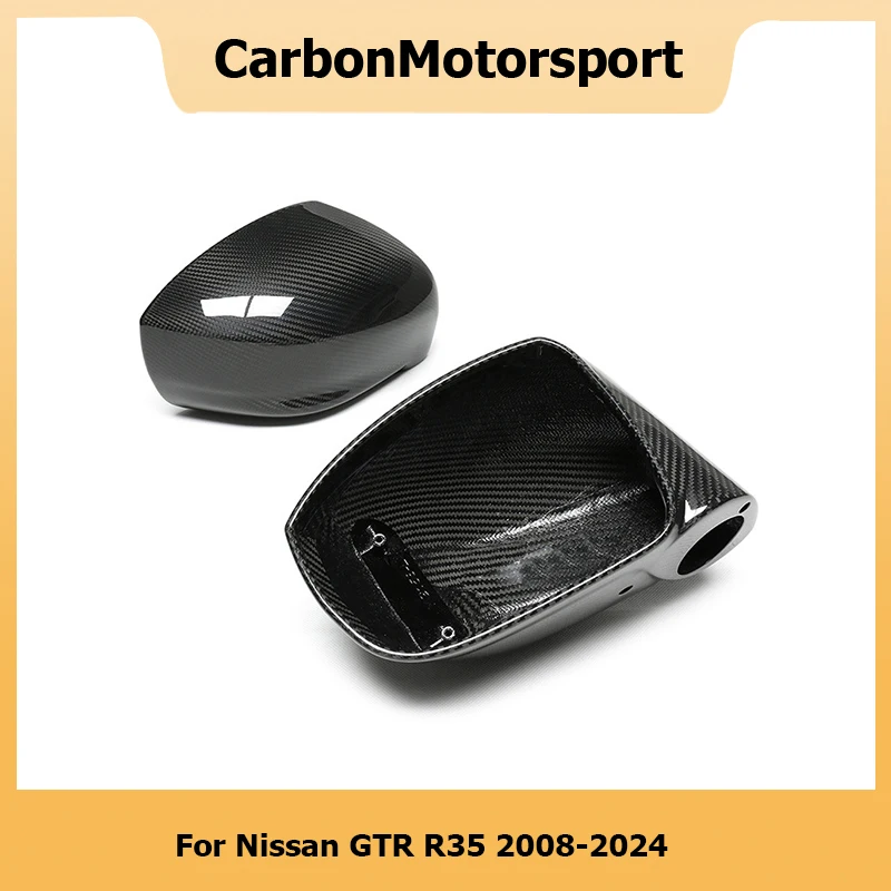 2pcs/4pcs Carbon Fiber Mirror Cover For Nissan GT-R R35 08 09 10 11 12 13 14 15 16 17 18 19 20 21 22 23 24 Rearview Mirror Caps