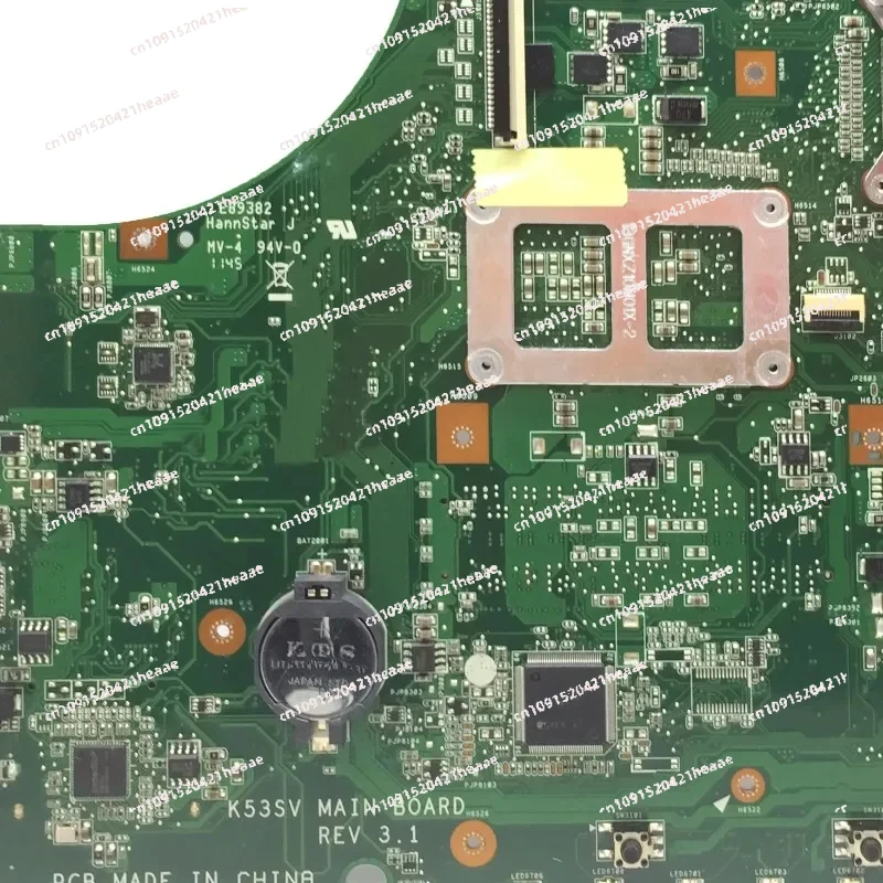 Suitable  For K53SV  3.1 Motherboard With GT520M DDR3 Mainboard 100% Tested Fast