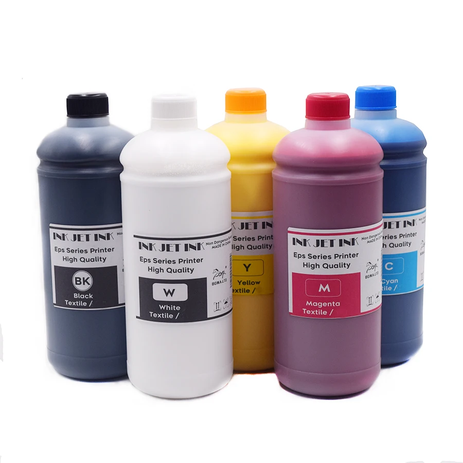 500ML DTG Ink Textile InK Garment Ink For Epson F2000 F2100 L800 1390 R1900 R2000 1390 1400 1410 1430 R1800